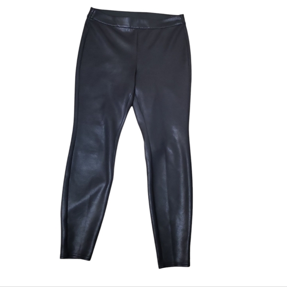 Lane Bryant Pull-on High-Rise Coated Ponte Legging, Size 18/20, Black - Picture 1 of 4